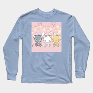 Cardcaptor Sakura Kero and the gang Long Sleeve T-Shirt